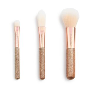 3 Mini Brushes (Powder-Eyeshadow- Foundation)