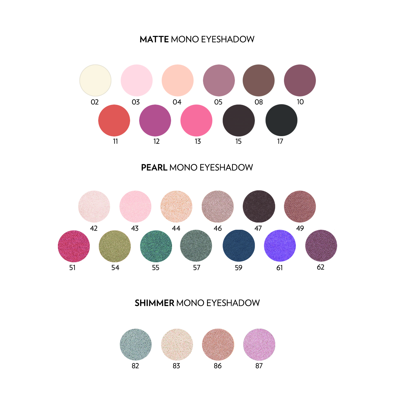 Soft Color Mono Eyeshadow Soft Color Mono Eyeshadow