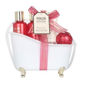 Large Bath Tube Body Powder Gift set