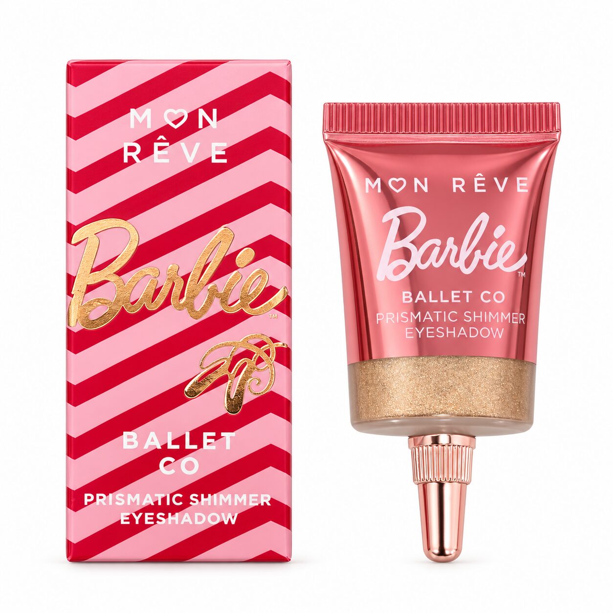 MON RÊVE Barbie Ballet Co – CHASSÉ No.04 Υγρή σκιά ματιών με πρισματική λάμψη MON RÊVE Barbie Ballet Co – CHASSÉ No.04 Υγρή σκιά ματιών με πρισματική λάμψη